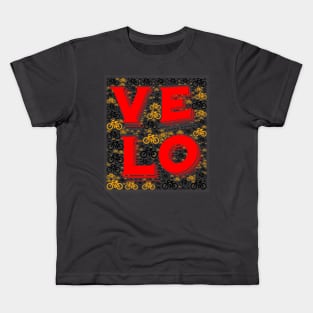 velo cycling Kids T-Shirt